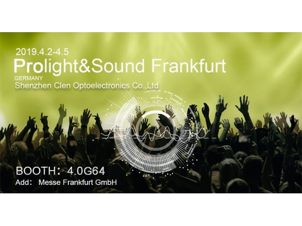 Prolight + Sound Frankfurt in 2019