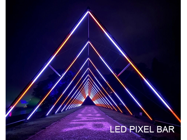 LED Pixel bar Park Night Tour Project